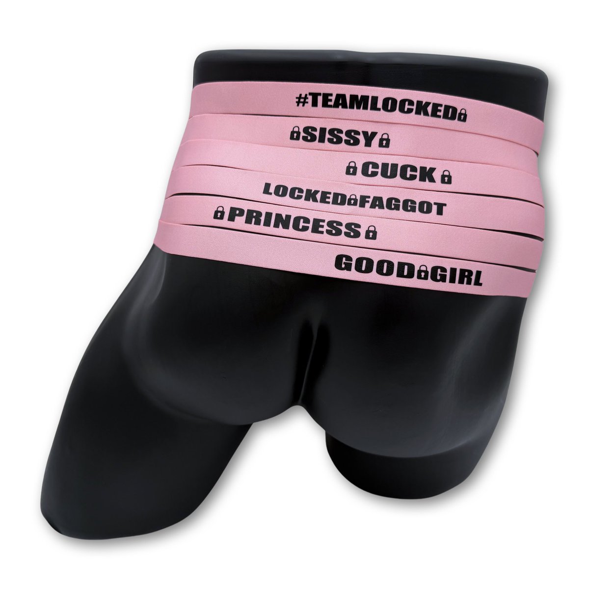 *KINKY* CHASTITY BELTS 

Available now in our new #Sissy Pink 🩷🔒

Brand your backside with your favorite phrase! 🥴 #teamlocked #cuck

Unlike a tramp stamp, these can be swapped depending on your mood!

Check them out here: kinkwear.shop/products/kinky…