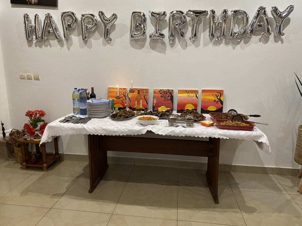 I plan &amp; organise sip and paint events for birthdays, outings, bridal showers, get-togethers, reunions etc…. From the chairs to the table and every setup, I've got you. Let me elevate your space for you to create beautiful memories.
Yde please call again 🙏☺️ 
#BrushesandBalance