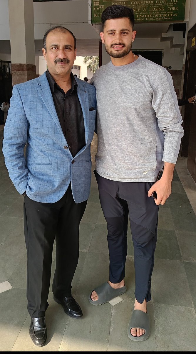 Heartiest congratulations to J&amp;K pacer Yudhvir Singh Charak on his selection in the India A cricket team.
A very proud moment.
🇮🇳