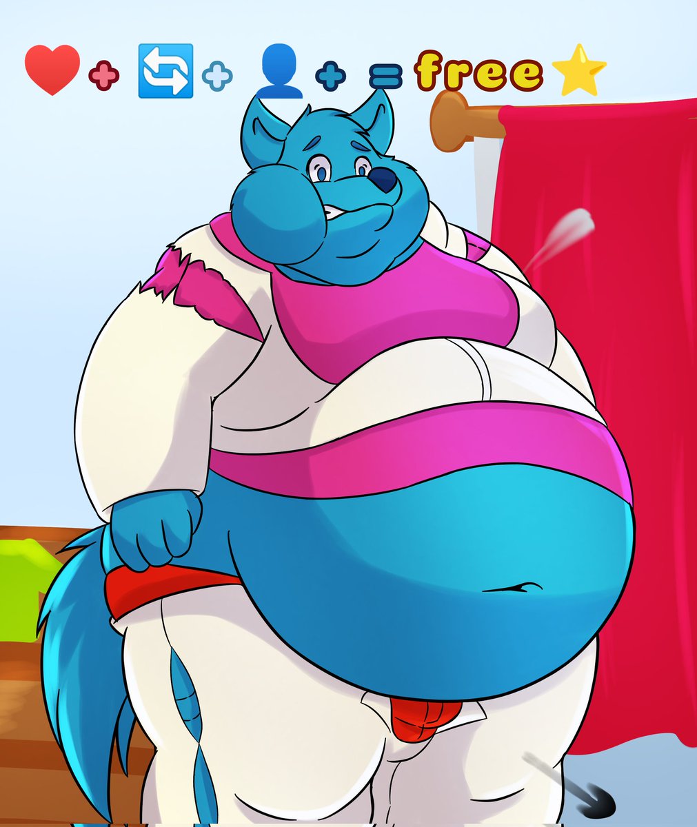DLemos5578's tweet photo. Hey guys, I just created ych. the clothing store. People bought the wrong and small clothes. But, ych can't breathe for minutes. I get fatter than the clothes tear, the button and zipper start to come off.

♥️+🔄+👤+ = Free⭐

now you can post fursona or character https://t.co/0GV8nEYR5u