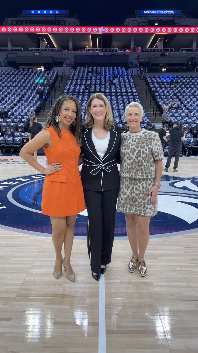 Debbie Antonelli (@debbieantonelli) on Twitter photo Our crew is ready to start #wnbaplayoffs from Minneapolis
<a href="/minnesotalynx/">Minnesota Lynx</a> vs <a href="/valkyries/">Golden State Valkyries</a>
<a href="/TiffanyAGreene/">Tiffany Greene</a> Brooke Weisbrod
ESPN 1p Our crew is ready to start #wnbaplayoffs from Minneapolis
<a href="/minnesotalynx/">Minnesota Lynx</a> vs <a href="/valkyries/">Golden State Valkyries</a>
<a href="/TiffanyAGreene/">Tiffany Greene</a> Brooke Weisbrod
ESPN 1p