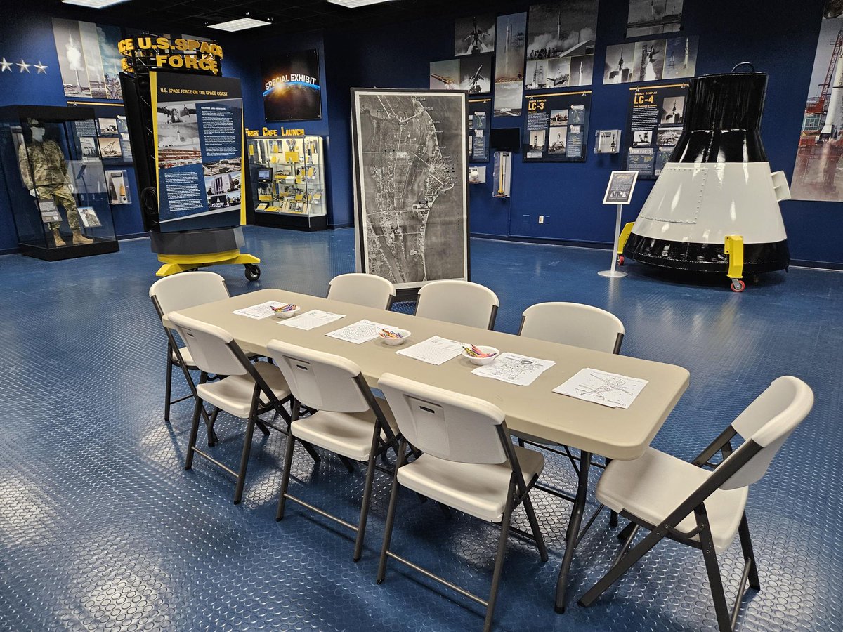 🚀🖍️ Happy National Coloring Day! Celebrate at the Sands Space History Center with our new activity station—fun for kids &amp; kids at heart! 💫 ✨ Rupert the Space Armadillo coloring pages, mazes &amp; word searches await! 🎨 Info: ccspacemuseum.org/artifacts/hist…
<a href="/ccspacemuseum/">Cape Canaveral Space Force Museum</a>