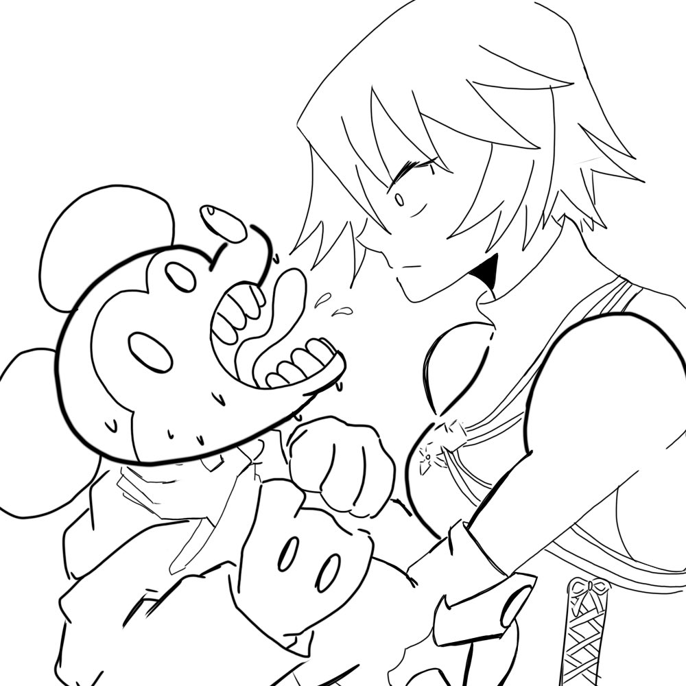 Gamermon093's tweet photo. Finally got around to playing KH3 https://t.co/DwbNEDPfaA