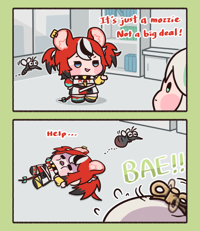 Bae pronounces mosquito in a cute way btw
#BaelzBrush #Immergination