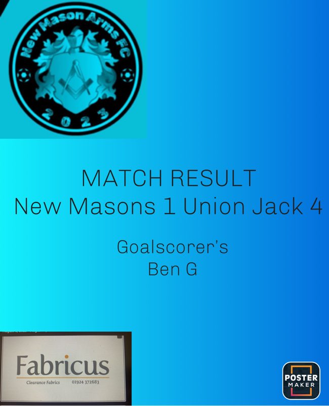 New Masons Arms FC tweet media