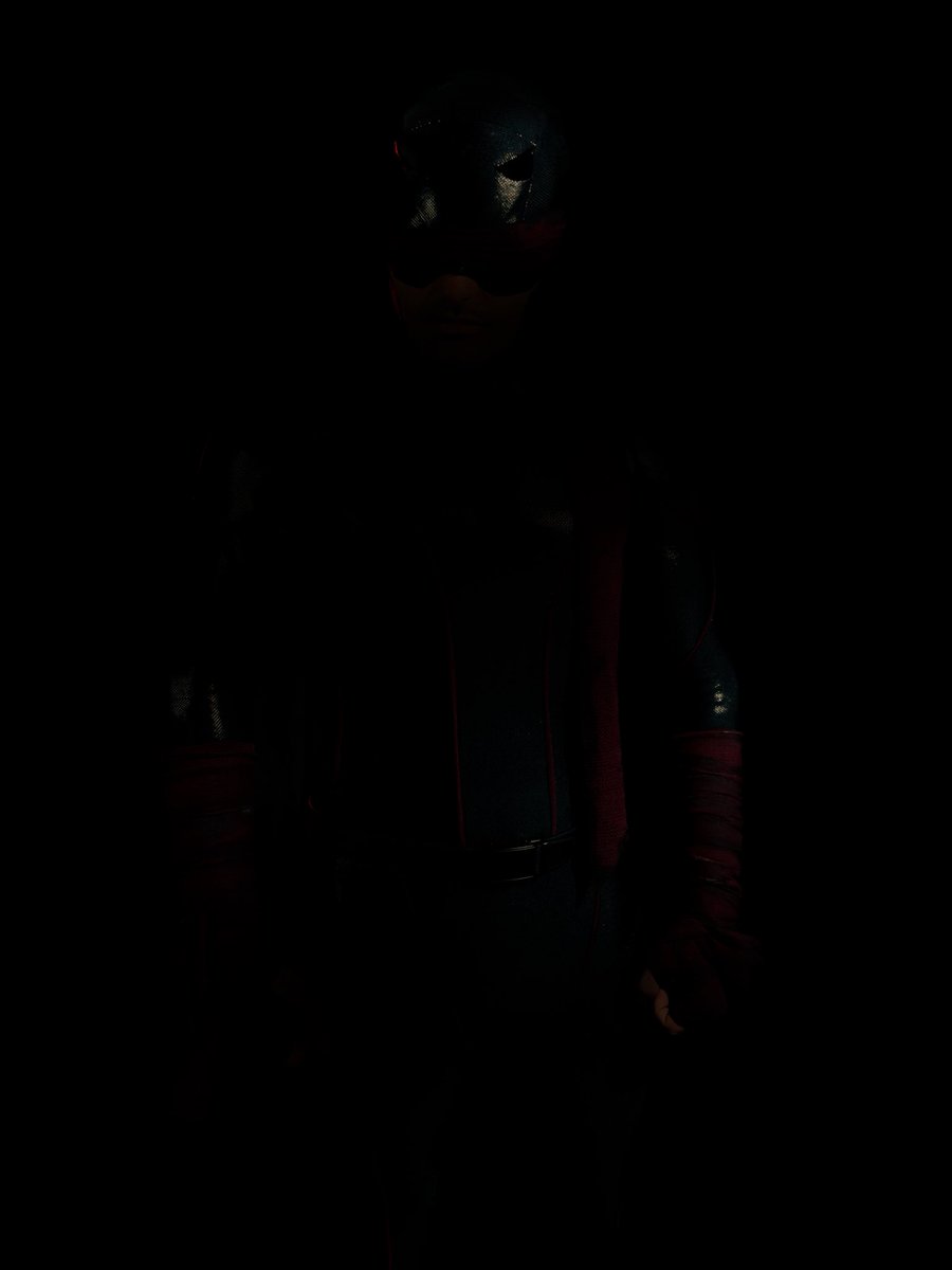 SkyworksFilms's tweet image. Test fitting the cowl went well. I’m super excited to see this suit come together. Amazing job to Lorenzo Di Sante for designing the cowl and the patterns to go with it