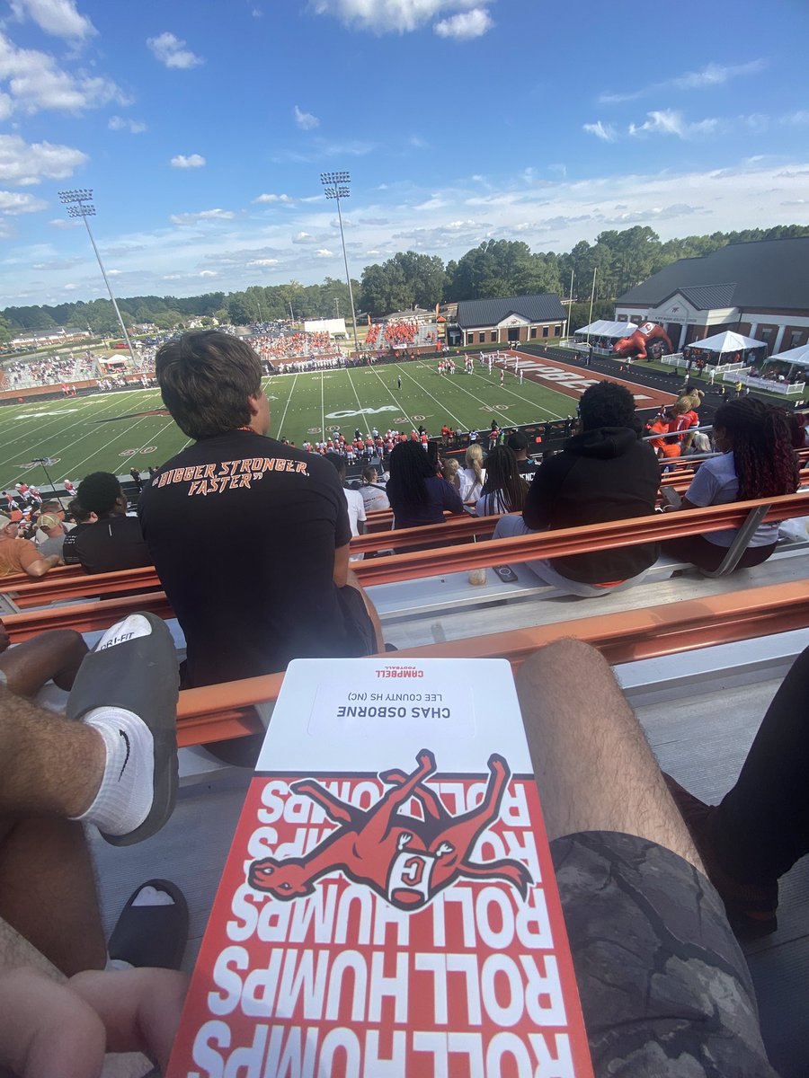 I had a great time at Campbell this weekend and exited to be back soon!@LC_JacketsFB <a href="/CaryCoaching101/">Coach Chavar Tyrance</a> <a href="/PrepRedzoneNC/">Prep Redzone North Carolina</a> <a href="/CoachEDaniels/">Eric Daniels</a> <a href="/CoachLarryHart/">Larry Hart</a> <a href="/Coach_BHarris/">Coach Braxton Harris 🐪</a>