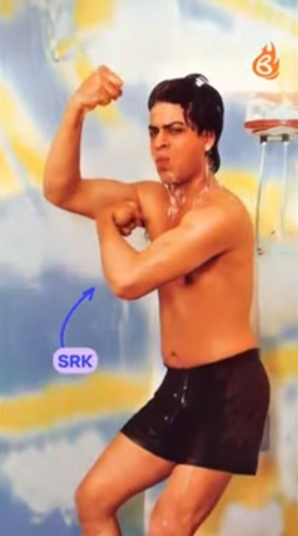 After fabulous performance of Kuldeep Yadav , srk trying Kuldeep action 
#INDvsPAK
