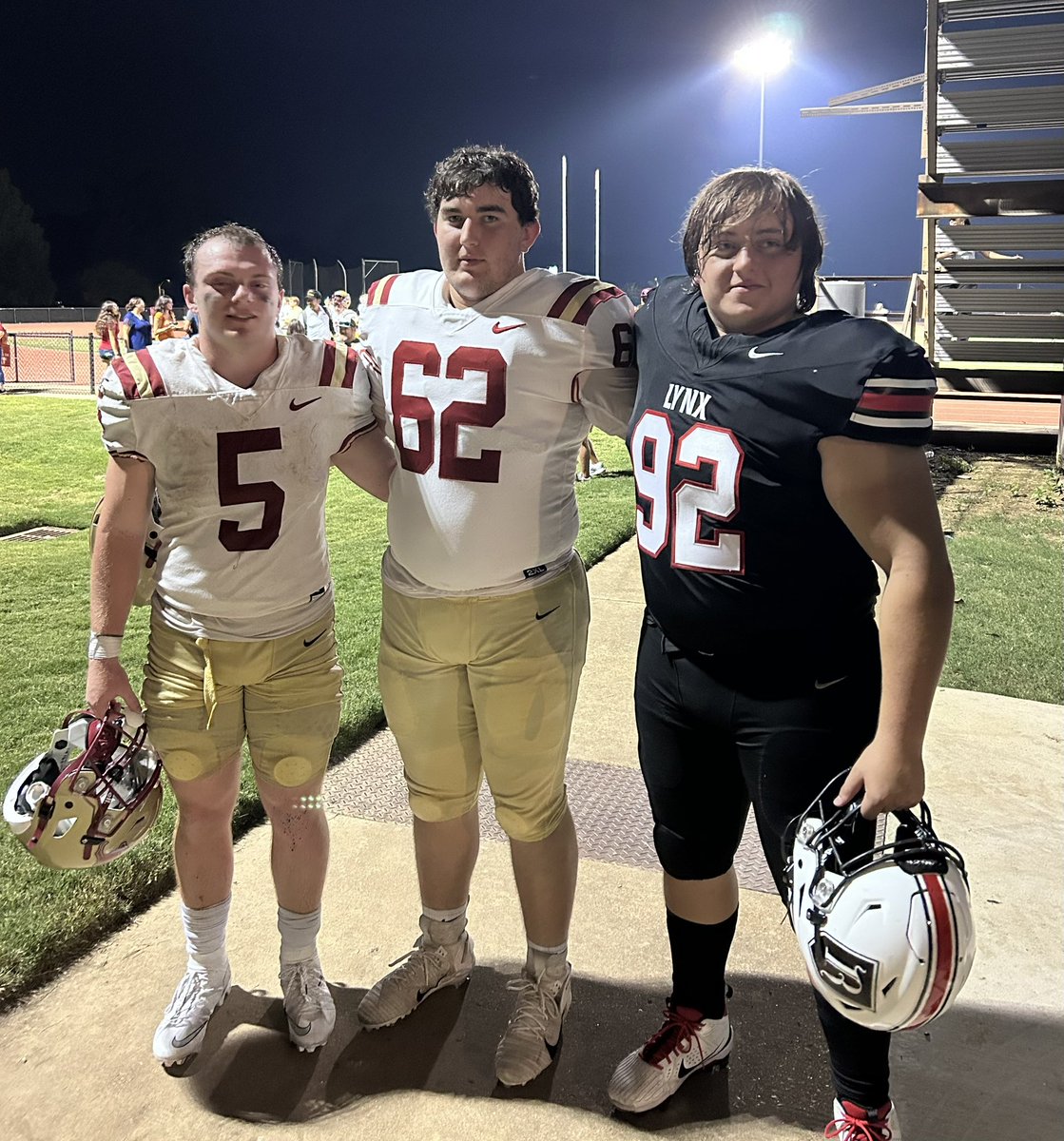 A Spartan reunion in Memphis last night! <a href="/7LHSFootball/">Seven Lakes Football</a> <a href="/Mattsztraky2025/">Matthew Sztraky</a> <a href="/barretthudso/">Barrett Hudson</a>