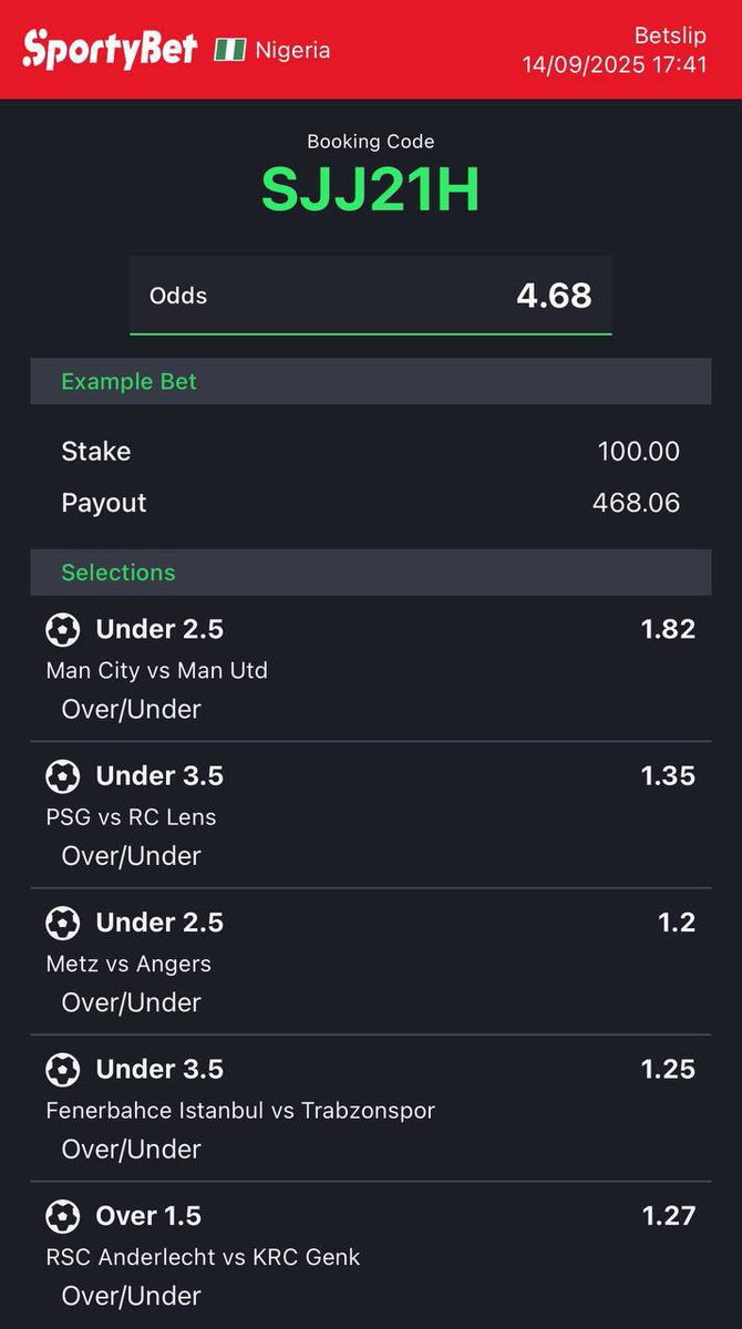 5 odds livebet