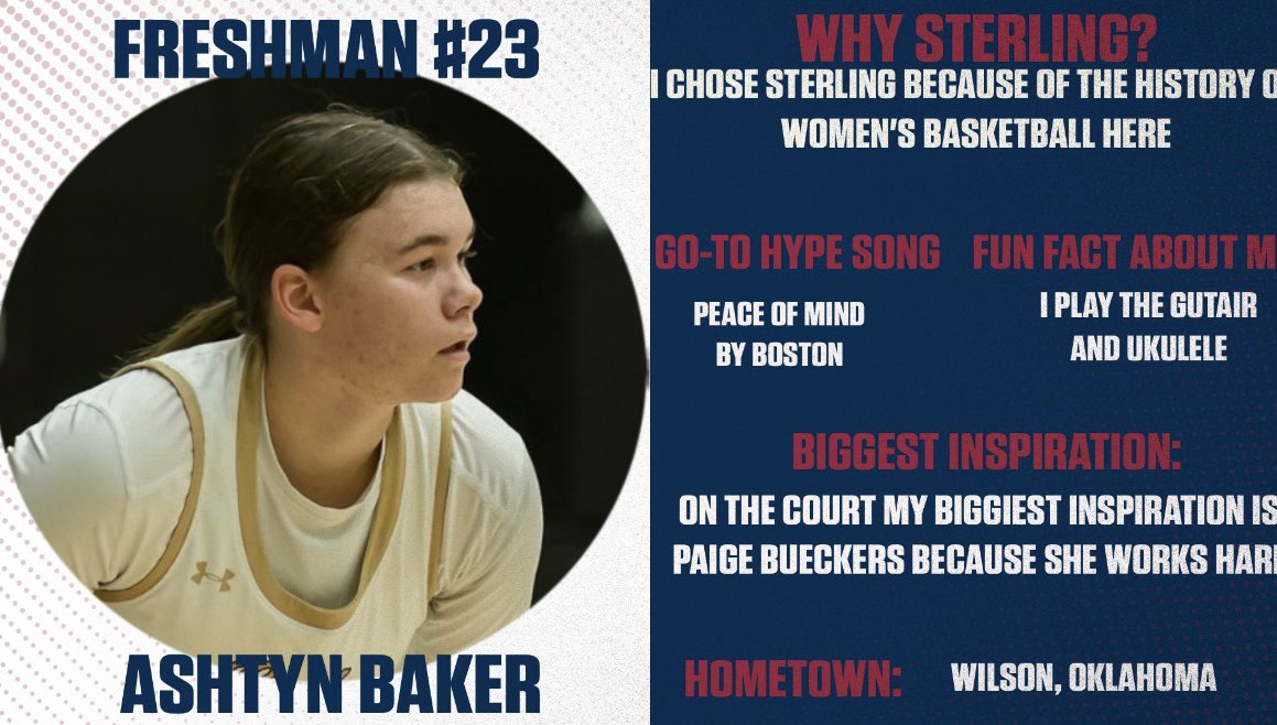 Meet Ashtyn Baker! We are so excited you are here and with our Lady Warrior family!!! #swordsup⚔️