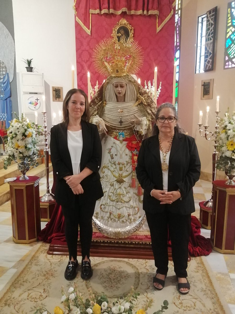 5Ll_Aurora's tweet image. Este domingo hemos acompañado a nuestros hermanos de Lágrimas del Carmen durante la Función Principal ofrecida a su Sagrada Titular, que ha quedado expuesta en devoto besamanos tras el acto. Bellísima como siempre, hermanos.
#5llagasyaurora⚓
#estrelladelamañana
#auroratrinitaria