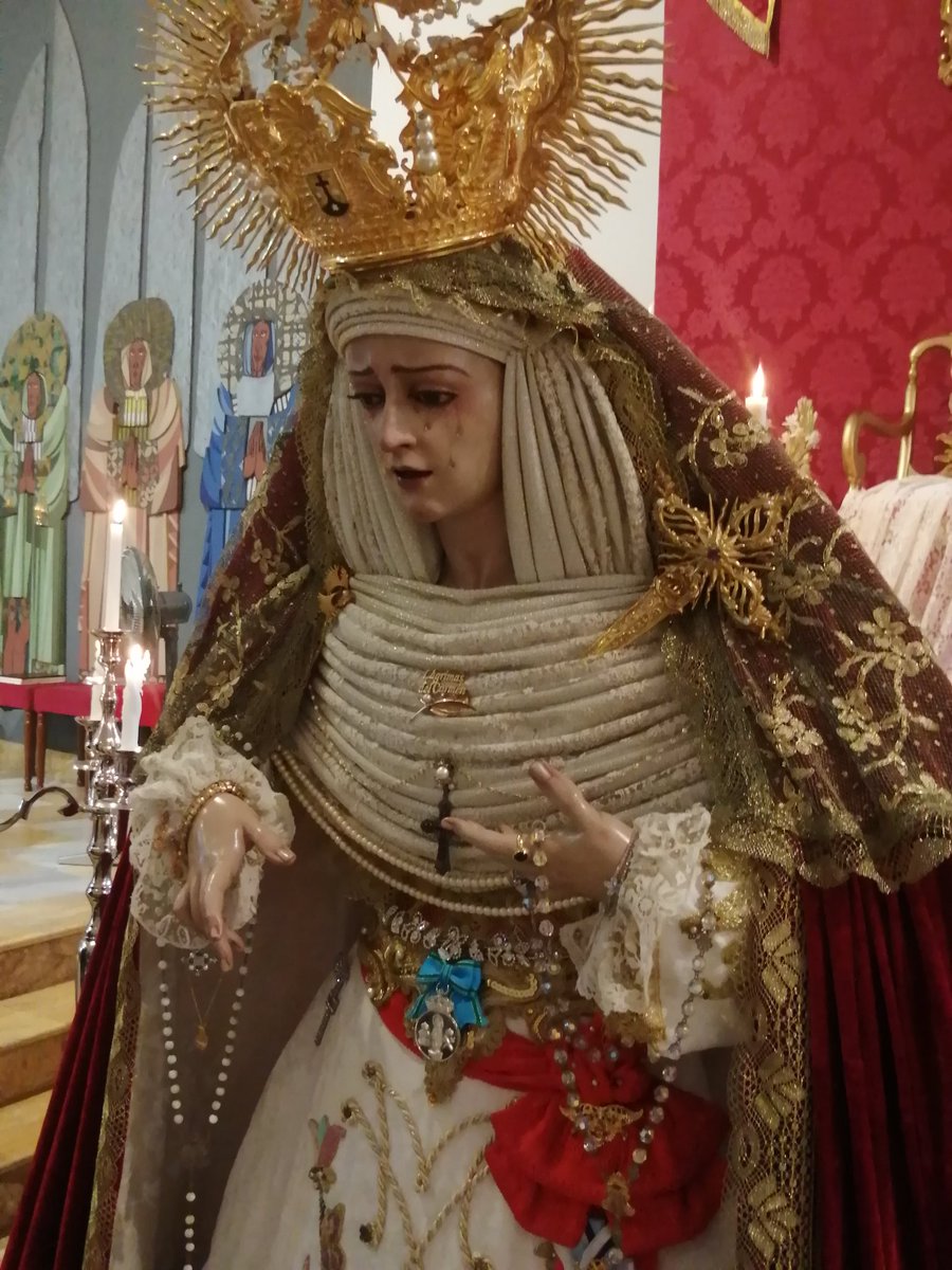 5Ll_Aurora's tweet image. Este domingo hemos acompañado a nuestros hermanos de Lágrimas del Carmen durante la Función Principal ofrecida a su Sagrada Titular, que ha quedado expuesta en devoto besamanos tras el acto. Bellísima como siempre, hermanos.
#5llagasyaurora⚓
#estrelladelamañana
#auroratrinitaria