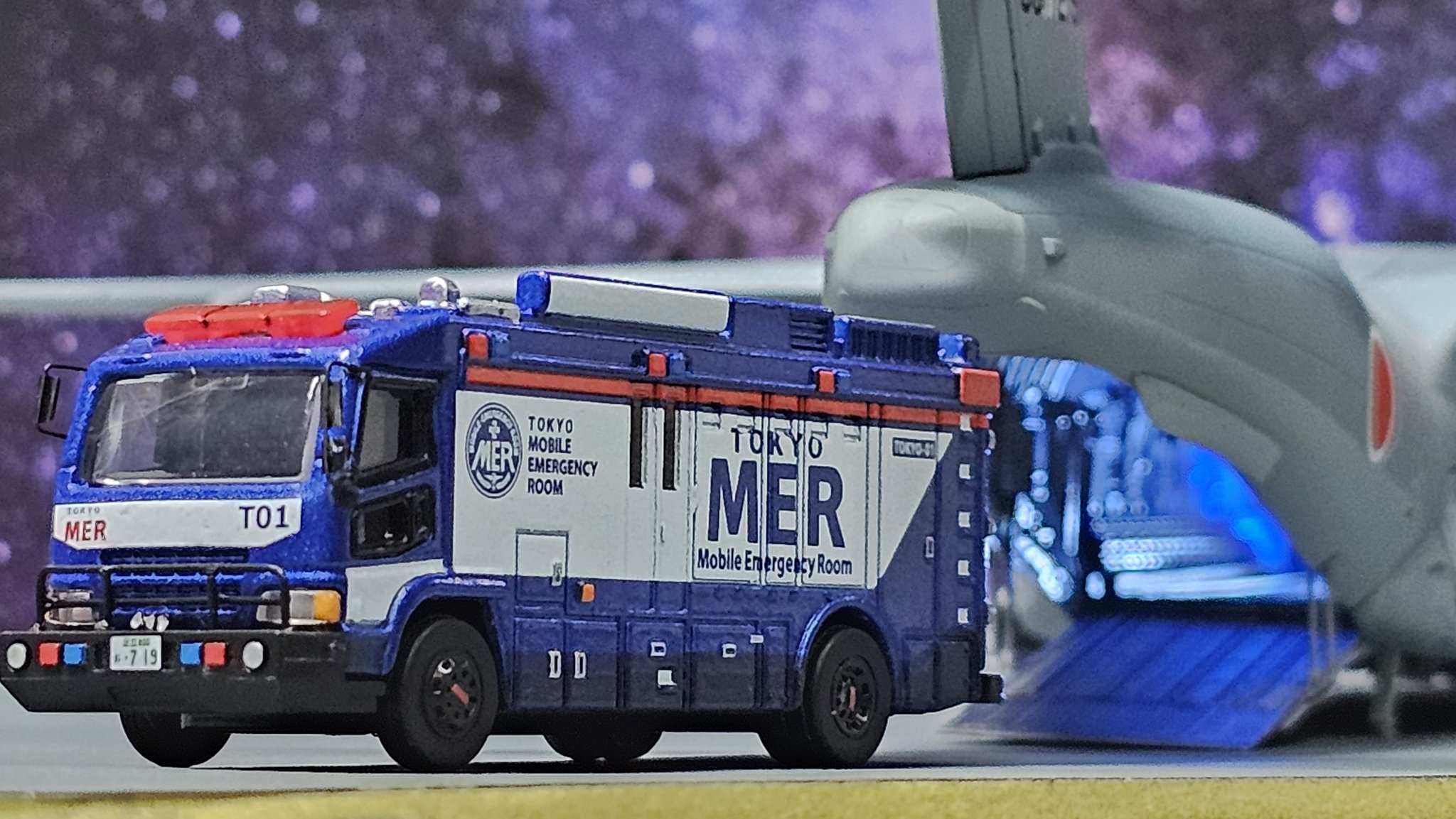 アウルさま　専用 簡易ジオラマ Me262-B 給油車 20ミリ4連装 TANA@ modelcollect