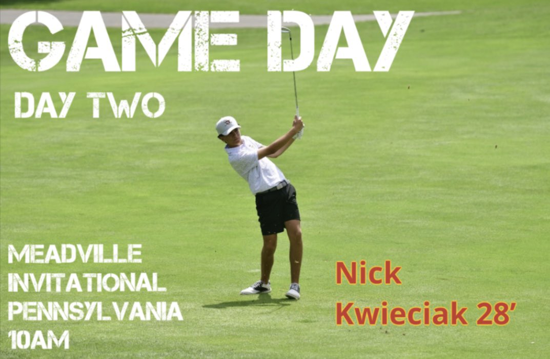 The Warriors head into Day Two of the Meadville Invitational tied for fourth place and looking to improve! <a href="/WJ_Warriors/">WJ Athletics</a>