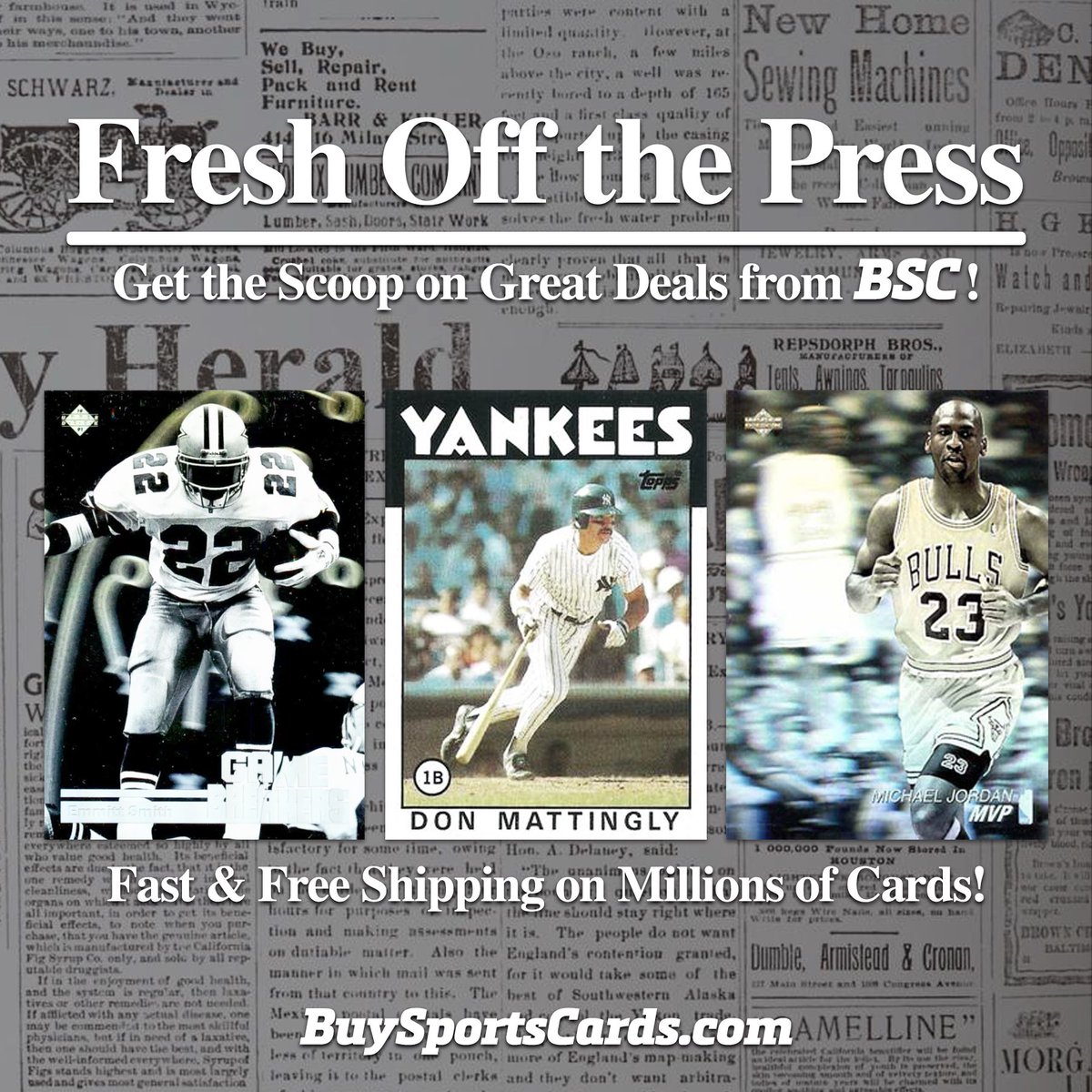 Scoop up deals on BuySportsCards.com 📰