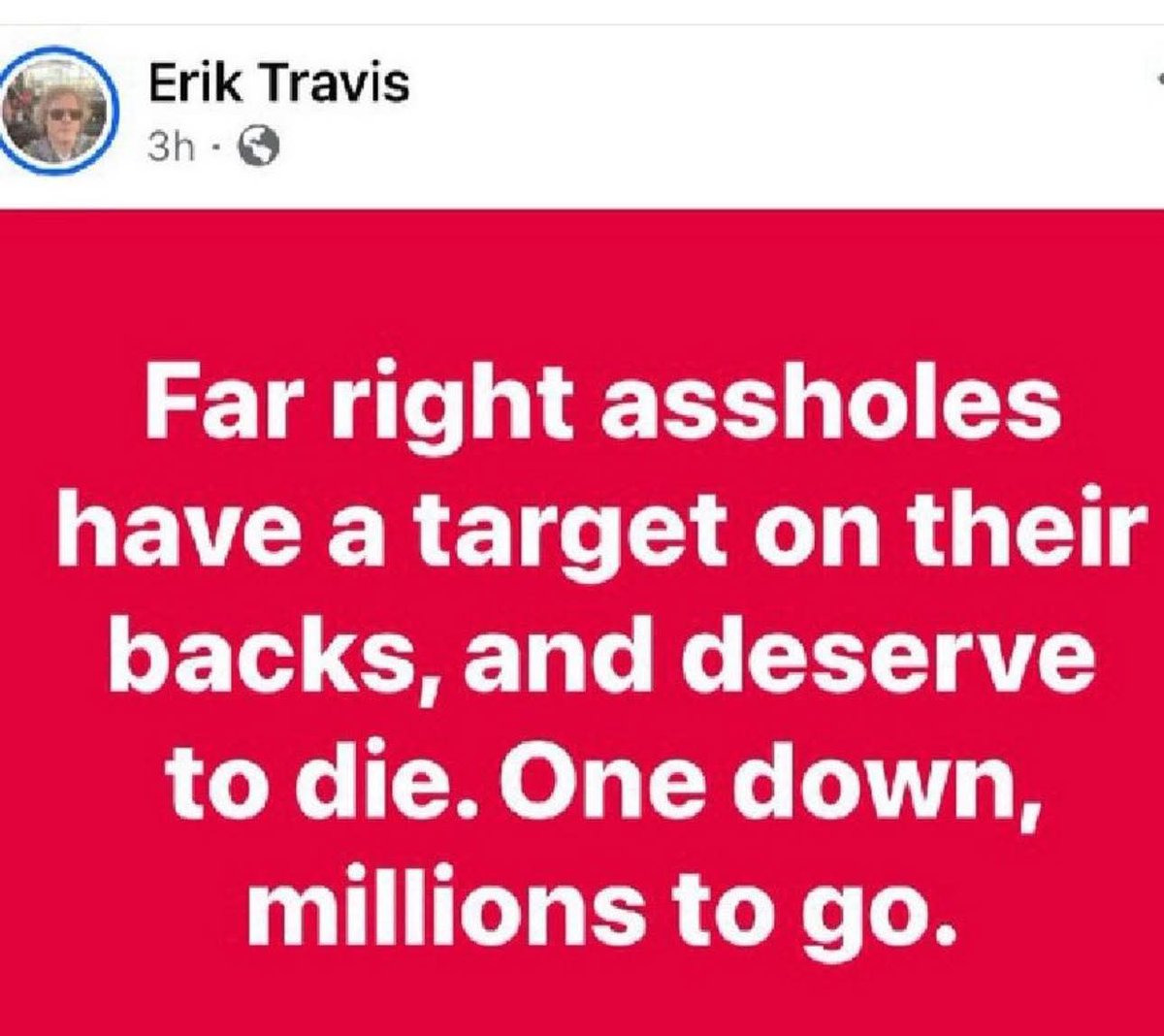 Sassafrass84 (@sassafrass_84) on Twitter photo This post is from a TEACHER at Fairfax HS in Los Angeles. If he can post this online, what is he teaching in his classroom?
Post credit to <a href="/KelliKayK/">🇺🇸Kelli Kay🇺🇸</a> on fb.
Internet, you know what to do. This post is from a TEACHER at Fairfax HS in Los Angeles. If he can post this online, what is he teaching in his classroom?
Post credit to <a href="/KelliKayK/">🇺🇸Kelli Kay🇺🇸</a> on fb.
Internet, you know what to do.