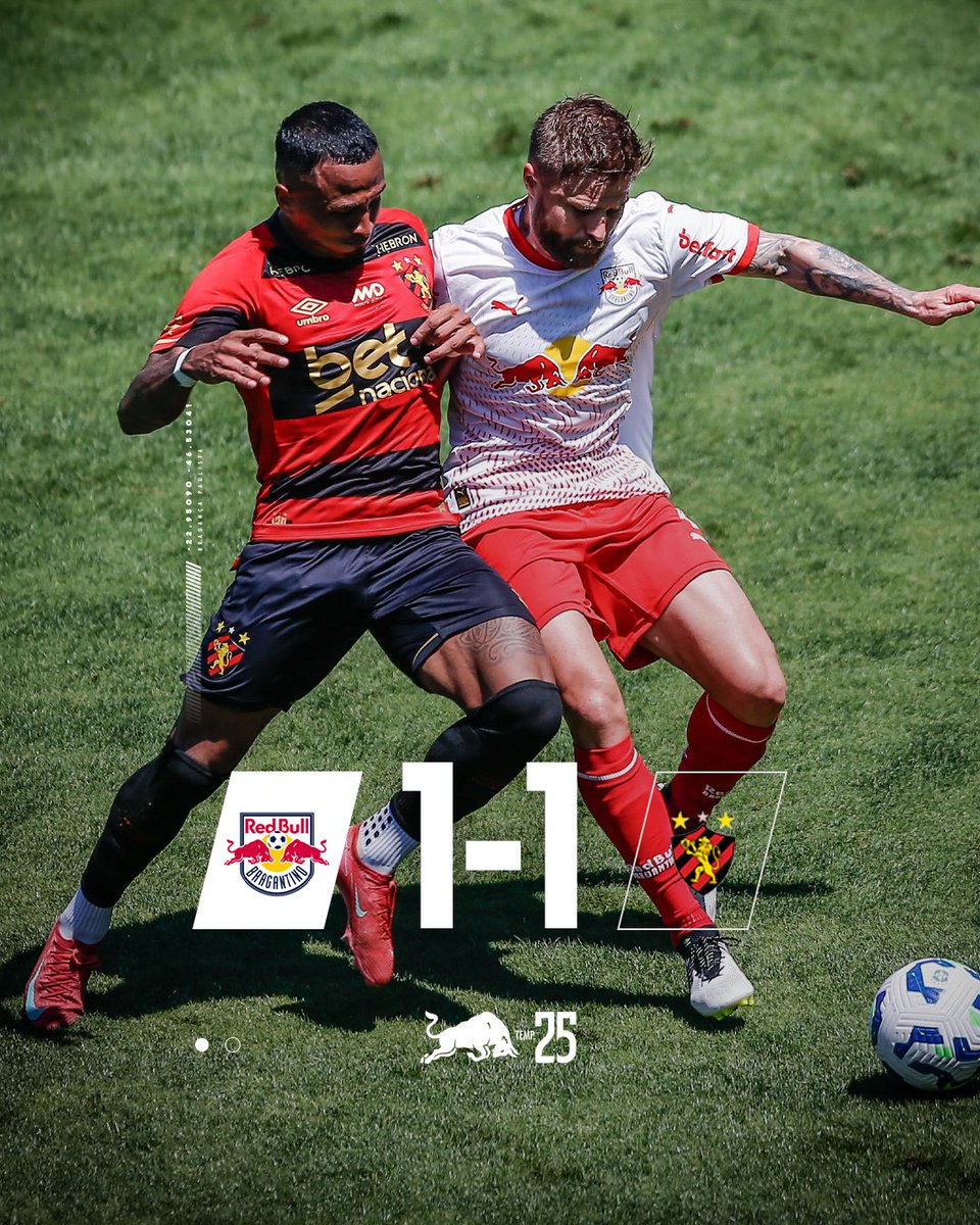 Red Bull Bragantino sigue perdiendo protagonismo en el #Brasileirão2025 

Es el eterno equipo que promete, que parece que, que ojo que este puede ser su año...y nunca termina de dar el salto.

Hoy se dejó 2 puntos frente al colista (S. Recife) en el 93'.

1V en las últimas 10J