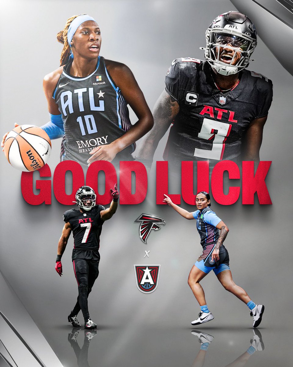 AtlantaFalcons's tweet photo. Keep the Dream alive!

Let’s go get it, @AtlantaDream! https://t.co/fduhO3sf2Y