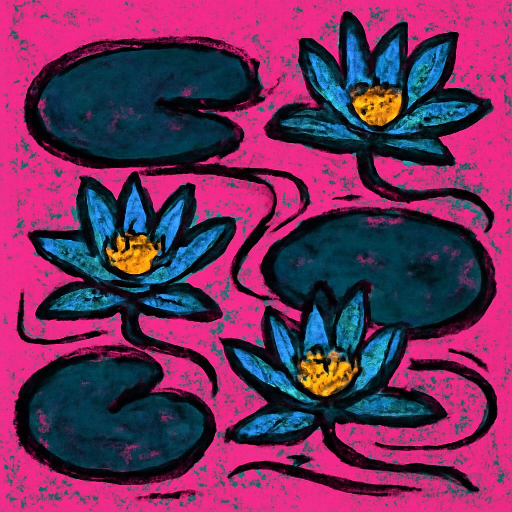 Водные лилии IIII

Работа входит в серию «Водные лилии».

#водныелилии
#neuropila 
#нейропила 
#рпарт
#современноеискусство 
#contemporaryart