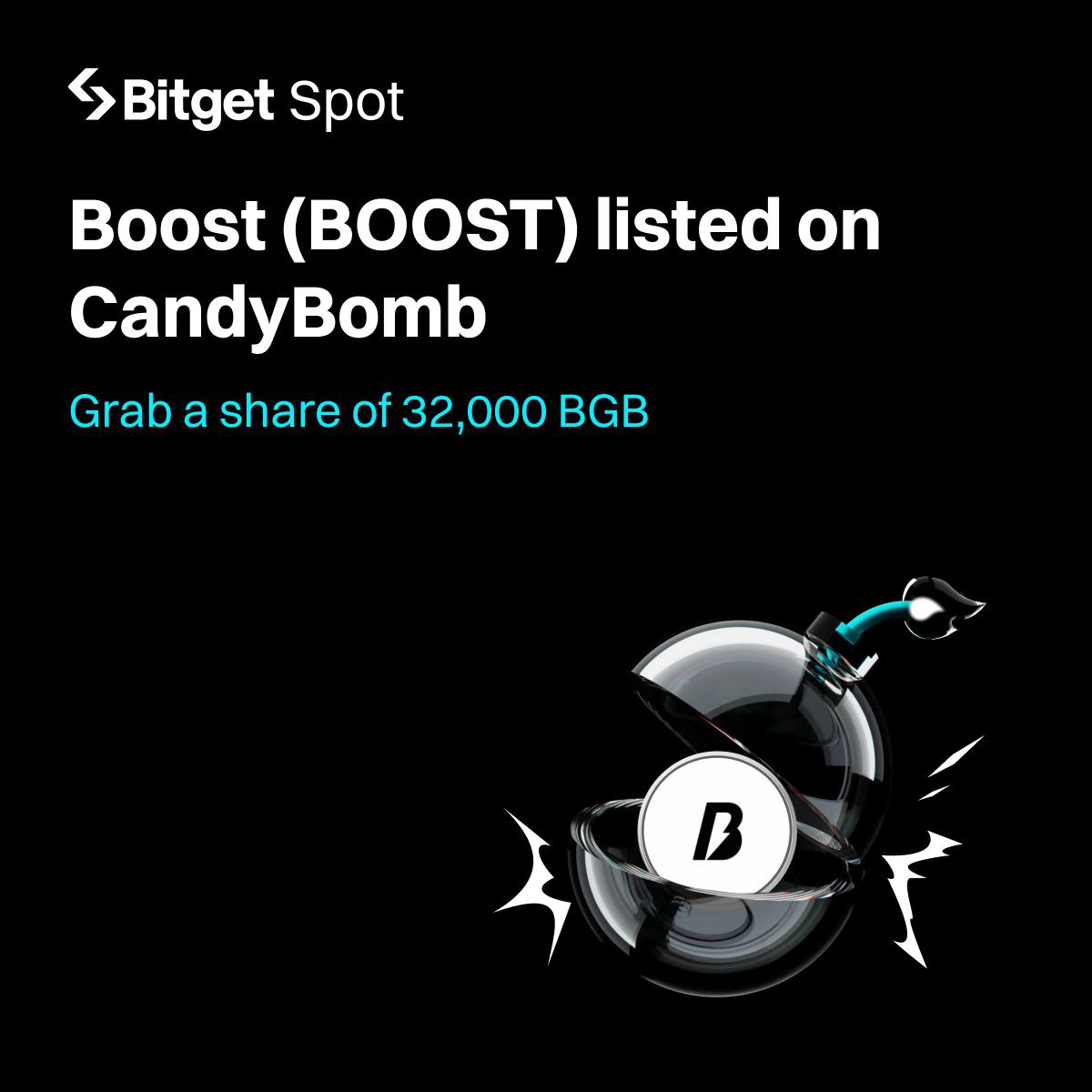SimonMonkam's tweet photo. Tradez la paire BOOST/USDT en Spot(Candybomb BOOST) du 12 au 19 septembre 2025 pour partager la récompense de 32 000 BGB sur la plateforme Bitget. Souscrivez ici : https://t.co/uUrT2VuU3E       #BOOSTlistBitget https://t.co/RZcJGKZBj5
