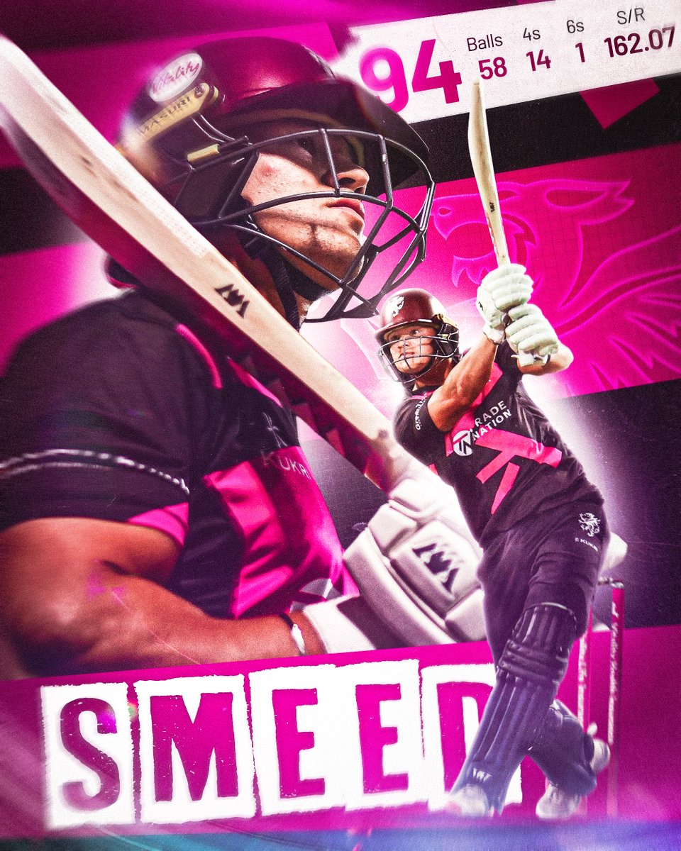 WILL SMEED ON FIRE 🔥

An unreal innings under the pressure seals the <a href="/VitalityBlast/">Vitality Blast</a> for <a href="/SomersetCCC/">Somerset Cricket 🏆</a> 👊

#SomersetCCC #WeAreSomerset #FinalsDay #Blast25 #SmSports