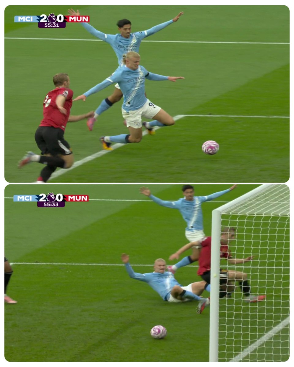 أقوى فرصة ضائعة لمانشستر سيتي من أقدام ✋🏻 هالاند، فرصة كانت كفيلة بقتل المباراة 😱⚽️