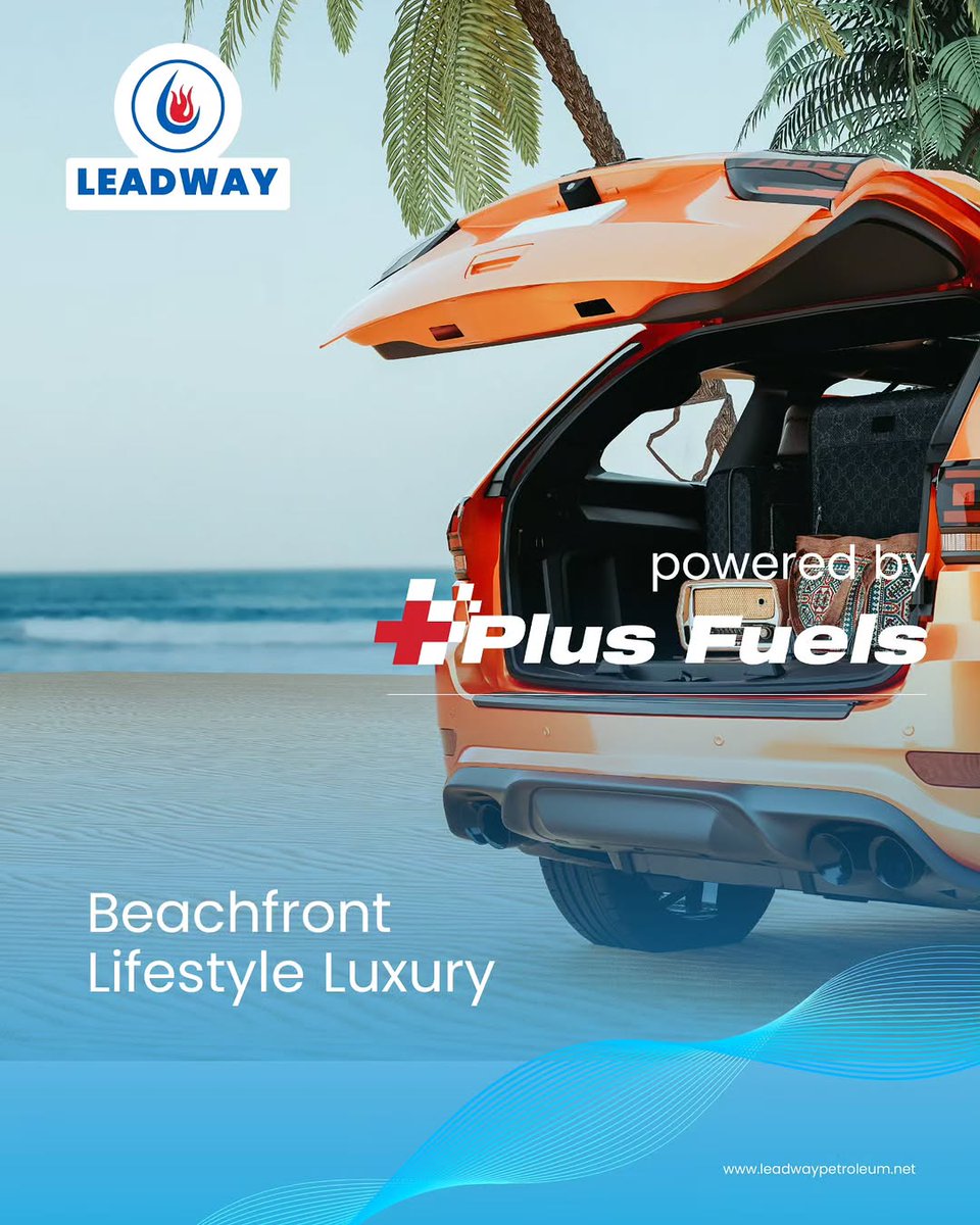 LeadwayAfrica's tweet photo. Beachfront luxury starts with brilliant fuel choices! Premium vehicles deserve premium performance for those scenic coastal drives.

#Leadway #LeadwayCard #leadwaypetroleum #LeadwayGas #LocallyBrilliant https://t.co/HYYShOsaxn