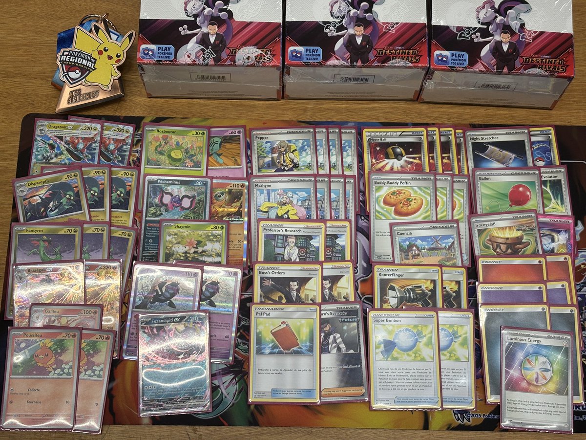 Fabien Pujol (@fabienpujol_tcg) on Twitter photo Top 4 with the Chicken at Frankfurt Regional 🐔
I’m very happy for my run even if I played bad on stream. Big thank <a href="/NeMeMangePas/">Thomas Launay</a> who tested and played the chicken with me. Thanks <a href="/DragonShield_/">Dragon Shield</a> and <a href="/beckettcollect/">Beckett Collectibles</a> for the support.
Thanks everyone
See you in Lille Top 4 with the Chicken at Frankfurt Regional 🐔
I’m very happy for my run even if I played bad on stream. Big thank <a href="/NeMeMangePas/">Thomas Launay</a> who tested and played the chicken with me. Thanks <a href="/DragonShield_/">Dragon Shield</a> and <a href="/beckettcollect/">Beckett Collectibles</a> for the support.
Thanks everyone
See you in Lille