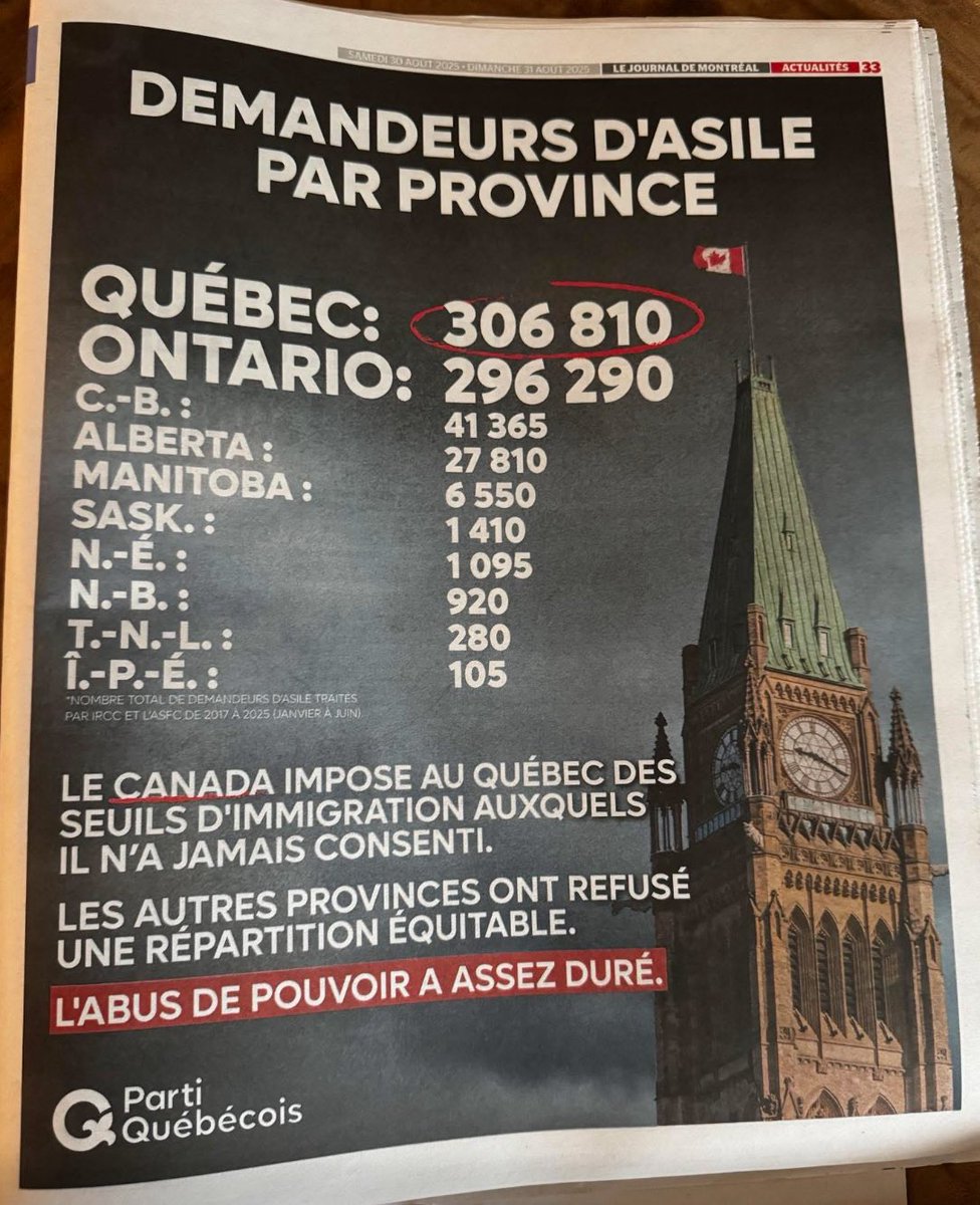1/2 Critiques des publicités du Parti Québécois: voici pourquoi nous allons publier à nouveau une publicité quasi identique

Dans une lettre ouverte parue dans La Presse, un groupe de cinq signataires affirme que la récente publicité du Parti Québécois manque de rigueur, nous