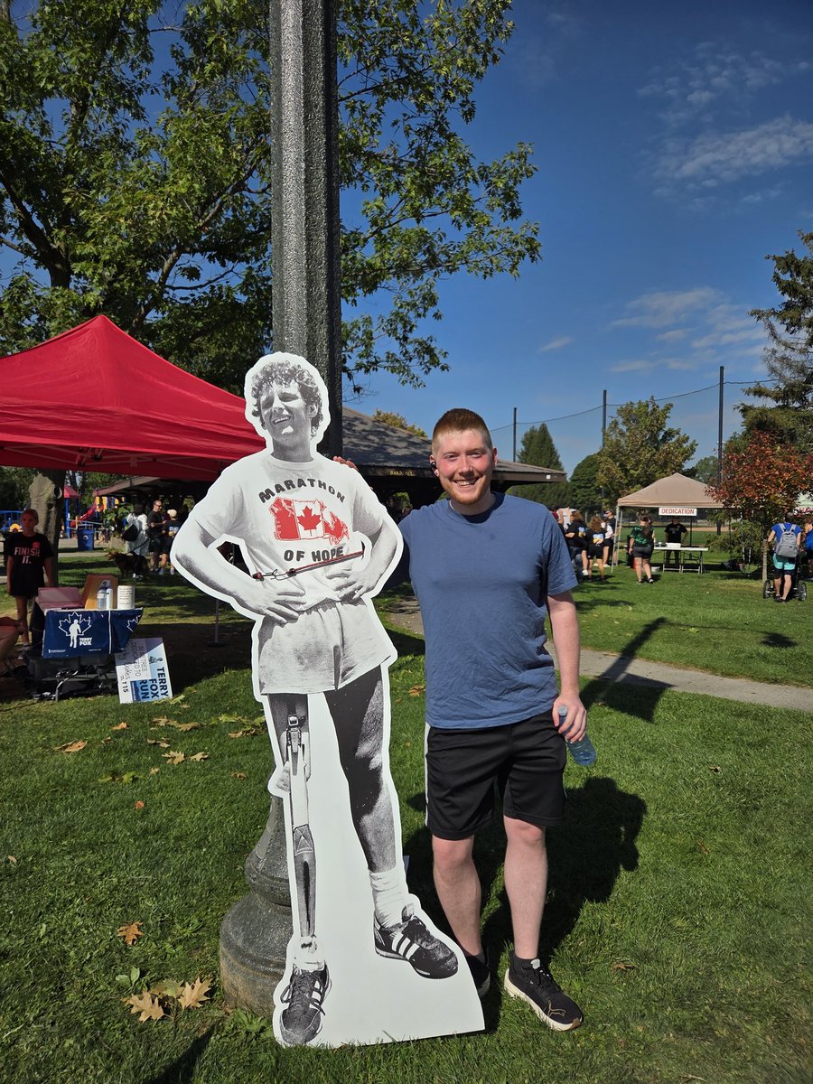 I was proud to participate in the 45th annual Terry Fox Run in Woodstock this morning.

Thanks to the Woodstock Lions Club and all the volunteers for making this event possible, finishing what Terry started for 45 years. 

 #terryfoxrun #oxfordcountyontario #woodstockontario