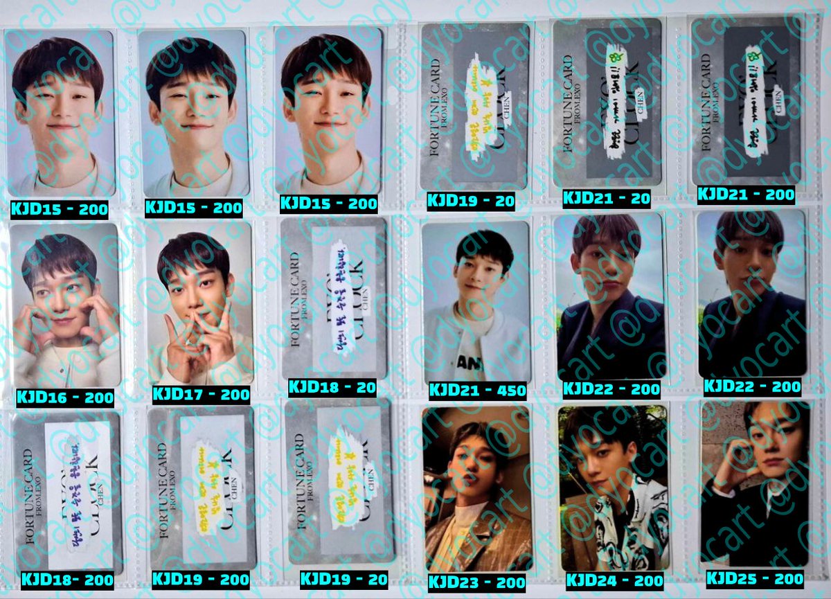 dyocart's tweet photo. [SEPTEMBER SALE] CHEN PHOTOCARDS
WTS LFB PH

All Items are on hand and ready to ship.

MOP: Bank transfer (BPI) or Gcash
MOD: GGX, JNT or SDD

Feel free to send message for further inquiries.

#dyocart_onhand https://t.co/8MmIJt2PVr