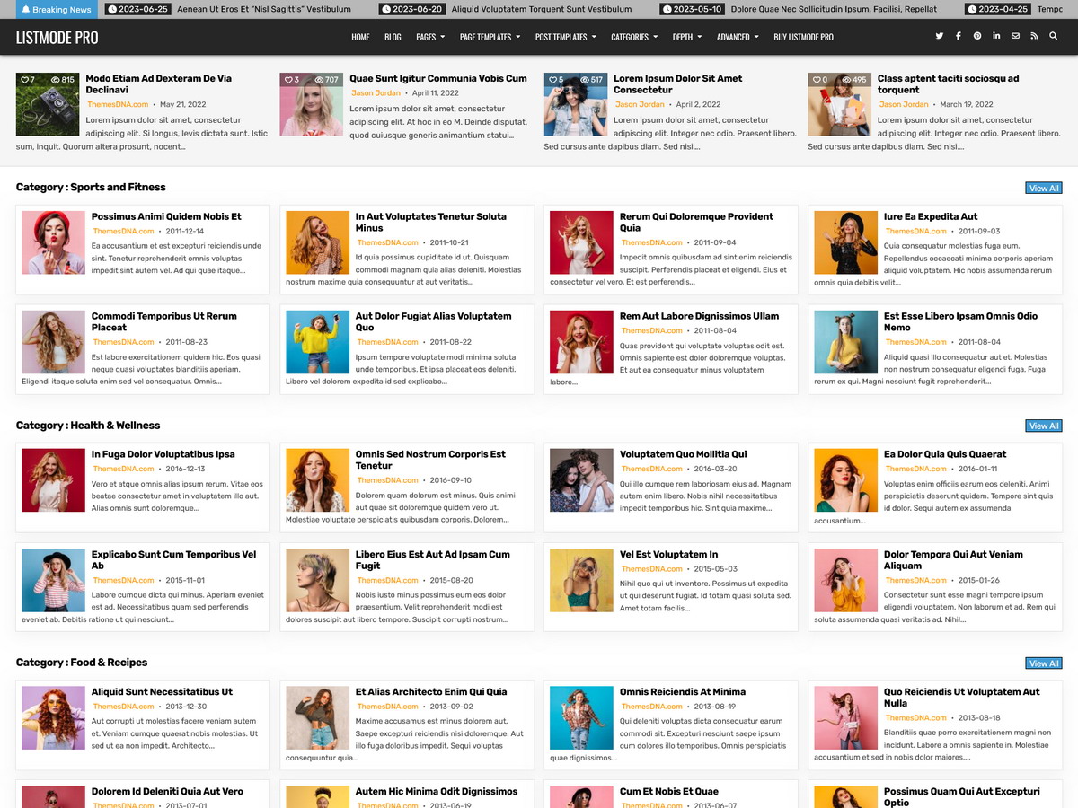 ListMode PRO Theme Updated – Version 1.0.5 is Here!

🔗 themesdna.com/listmode-pro-w…

= Version 1.0.5 =
* Google Fonts v2
* Improved font loading performance and reliability
* Font Awesome upgraded
* One Click Demo Import
* Code quality and escaping improvements
* Fixed coding issues
