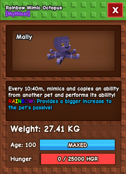 danjegel's tweet photo. WTS Mimic 
Mega Mimic Fawny (27.39kg) 50k
Mega Mimic Mewl (27.85kg) 50k
Mimic Rainbow Mally (27.41kg) 90k
Mimic Rainbow Sammy (25.03kg) 80k https://t.co/OMOrjuNYuW