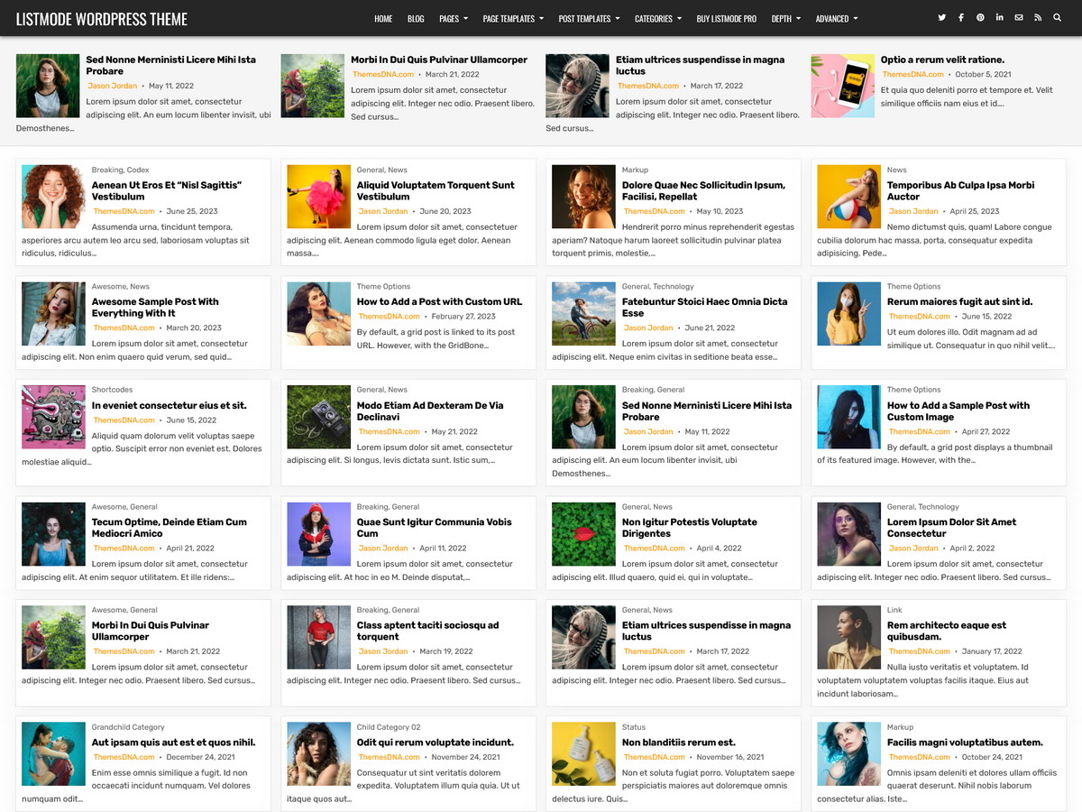 ListMode Free WordPress Theme has been updated to version 1.0.5!

themesdna.com/listmode-wordp…

= Version 1.0.5 =
* Added Bluesky button
* Improved accessibility
* Fixed coding issues
* Theme Customizer updated
* Many improvements

#WordPress #ThemeUpdate #ListMode #ThemesDNA