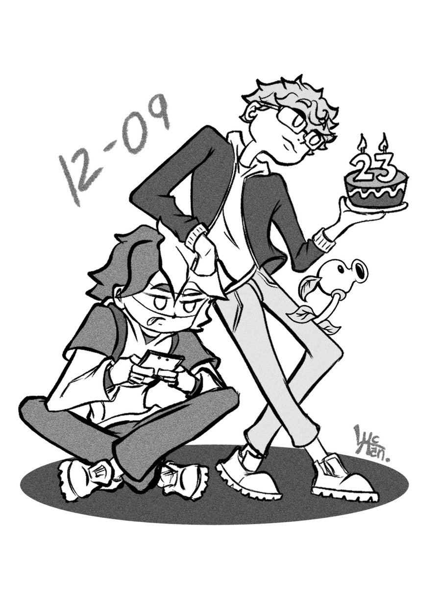 Ahora si, con esto ya puedo decir que estan oficializados los 23 malditos años.
El año anterior no pude hacer un dibujo, pero esta semana se dio el tiempo para poder hacer uno por lo menos de manera rápida, dos días tarde pero aquí esta.