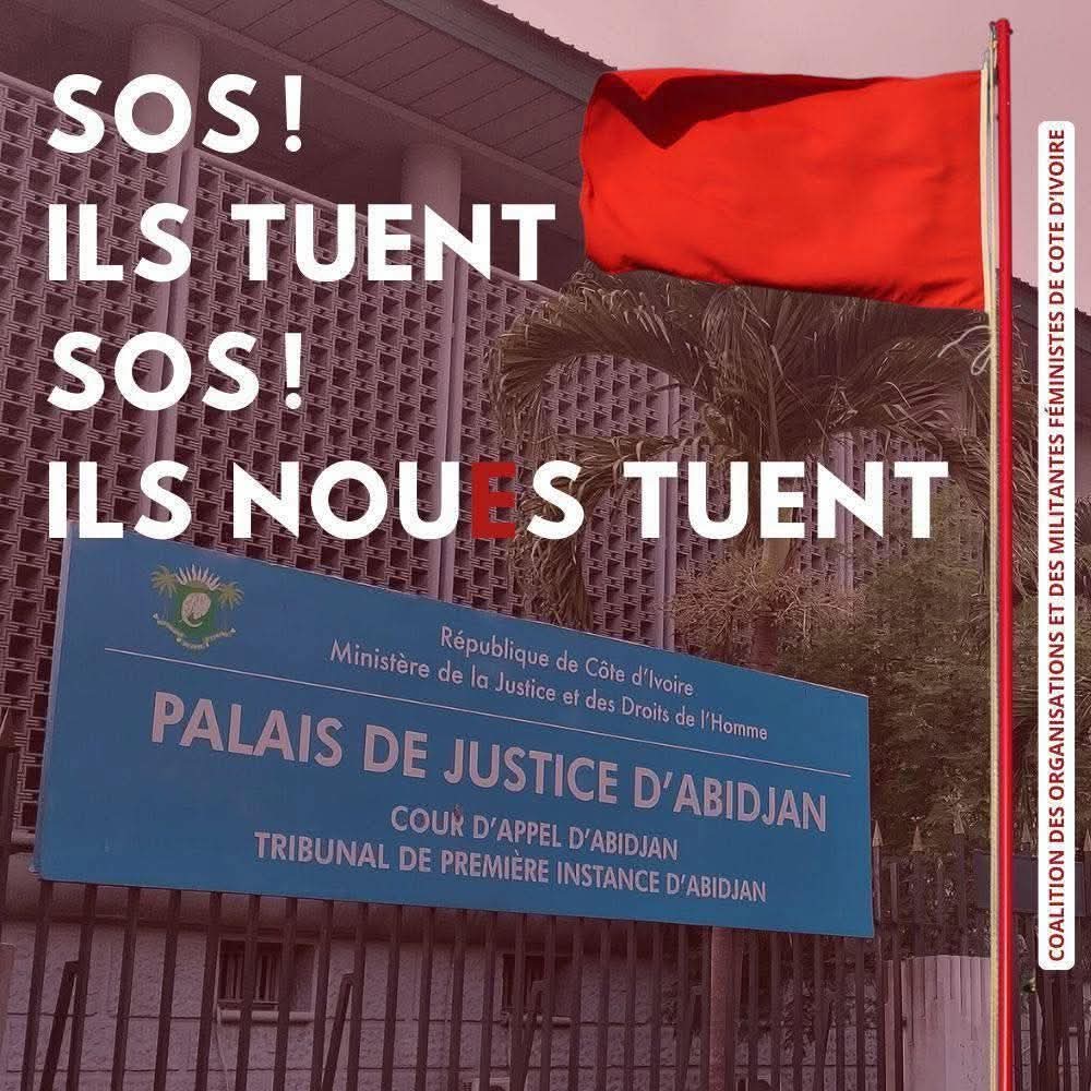 Communiqué de presse de la Coalition des Organisations et Militantes Féministes de Côte d'Ivoire (LA COMFEMINISTES)

#Féminicide de Madame #Tra_Lou_Grâce : Assez, c'est assez !

La Coalition des organisations et militantes féministes de CIV🇨🇮 exprime sa douleur et...⤵️

1/9