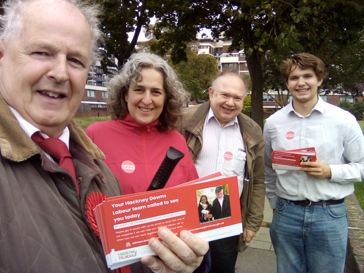 Really great Labour doorstep campaign session in Hackney downs with the@mayorofhackney lots of support for Labour policies and councillors