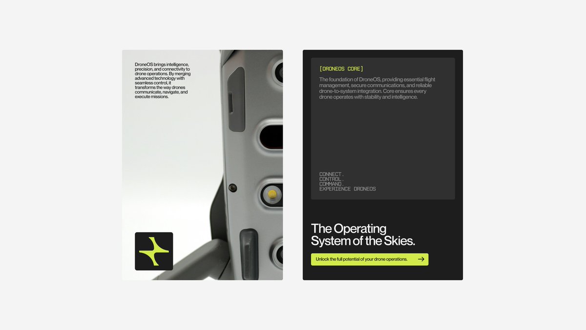 keilethh's tweet image. Drone Os — Logo &amp;amp; Visual identity project.