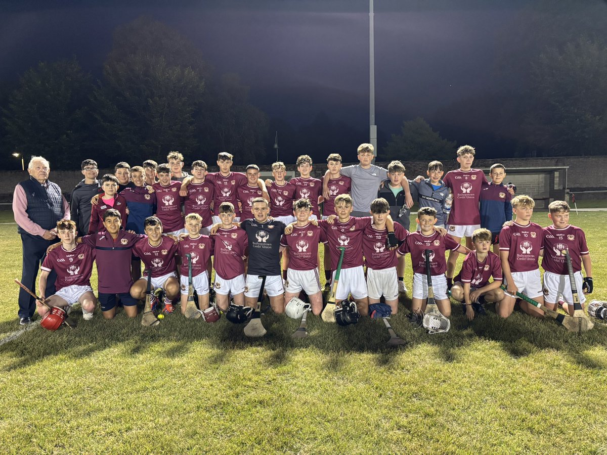 Hard luck to our u14 boys who lost the P2 county final yesterday against Valley Rovers in a very exciting game. Everyone is very proud of you and thanks for all your efforts and dedication throughout the year #oneclub #baileabú