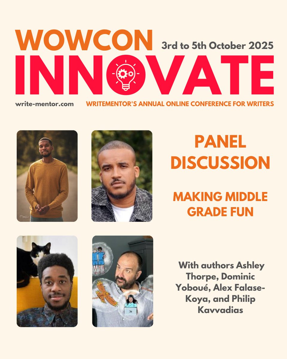 ashley__thorpe's tweet image. It&apos;s always great working with
@writementor and I&apos;m really looking forward to this panel at WOWCON on Sunday 5th October! We&apos;ll be chatting about writing child-oriented adventures that pack an emotional wallop without losing the fun. Tickets here: wowcon.heysummit.com/?sc=nOrRwkch&amp;amp;a…