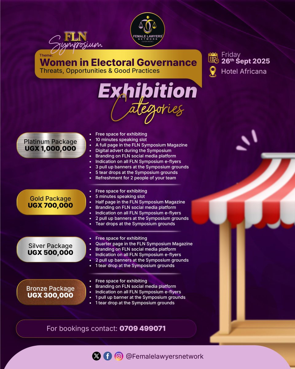 We’re proud to have @LawatMas supporting the FLN Symposium on 26th September 2025 at Hotel Africana. The symposium will spotlight Women in Electoral Governance and advance the cause of inclusive, accountable, and progressive democratic practices.

#FLNWomenGovernanceSymposium