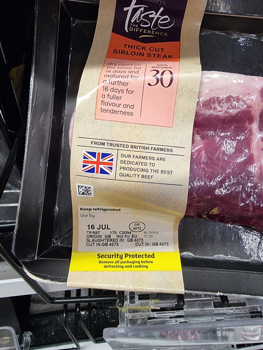 ⁦⁦.⁦<a href="/sainsburys/">Sainsbury's</a>⁩ Taste the Difference Steak. 4073 Busmere Halal

This cow died terrified, in agony and tortured to death.

Stunning does not work on cattle. 15 second electric shock. 4 minutes to die.