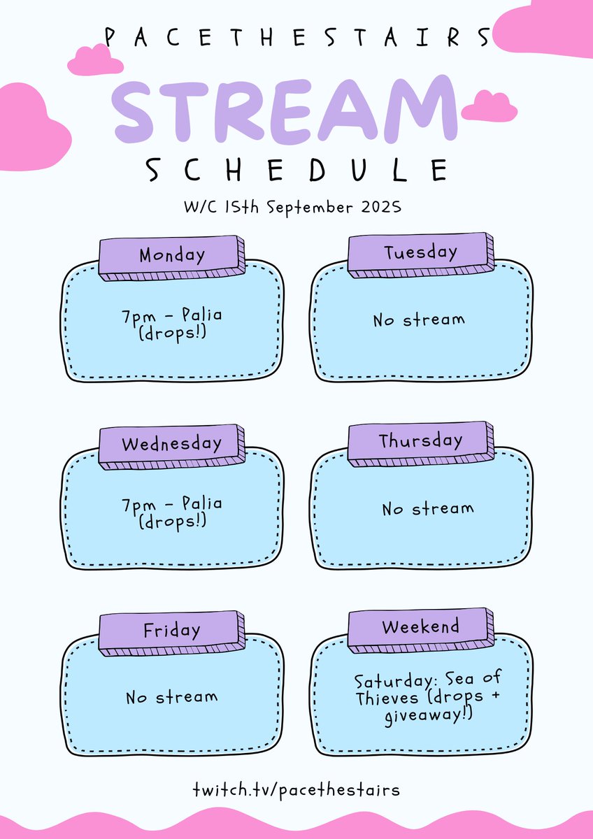 Lots of drops this week, and another gilded phoenix table and chair set giveaway!

Hope to see you there ➡️ twitch.tv/pacethestairs