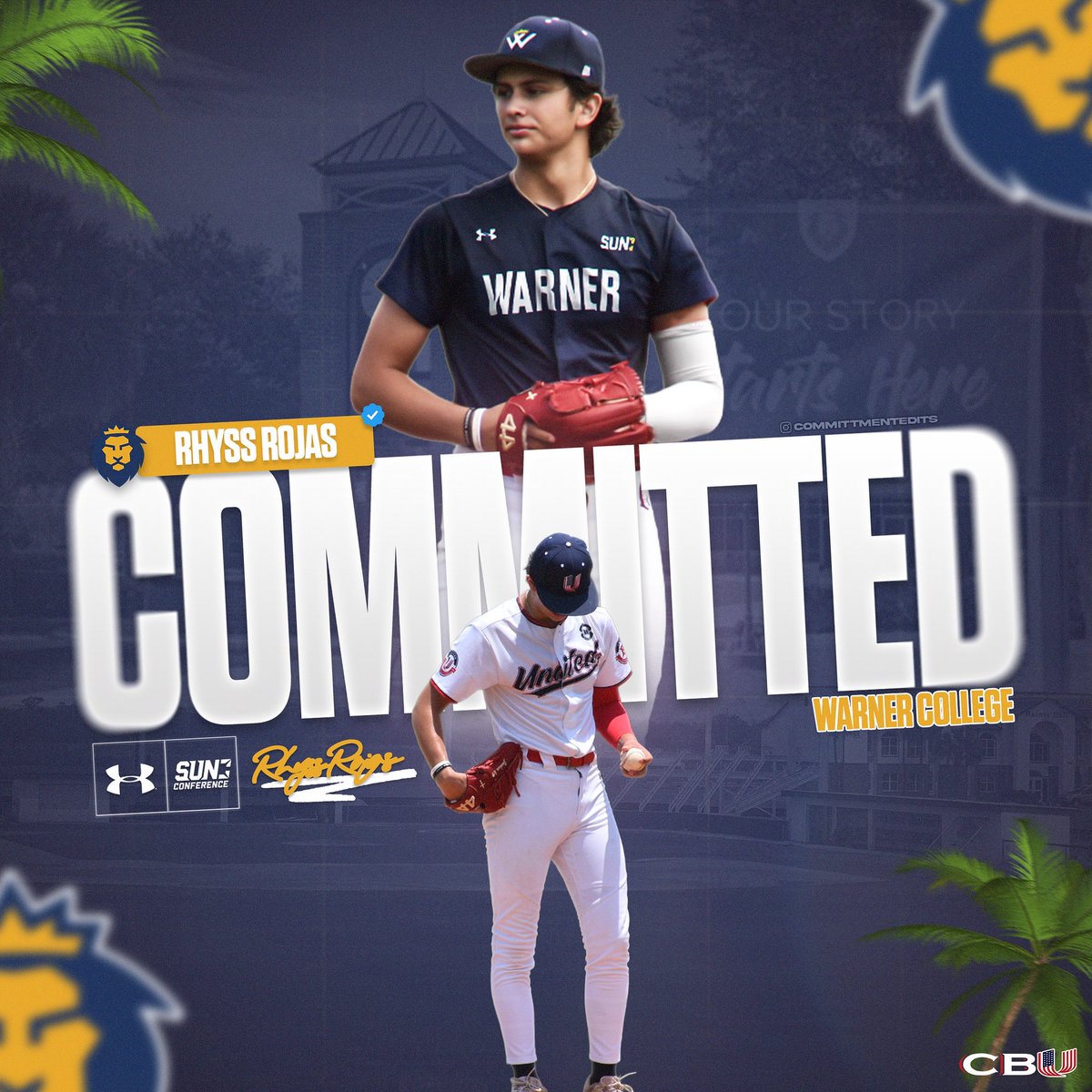 CBU_FL's tweet image. 🇺🇸⛑️2026 LHP RHYSS ROJAS▶️WARNER UNIVERSITY @RojasRhyss @WarnerUBaseball #REDHATNATION