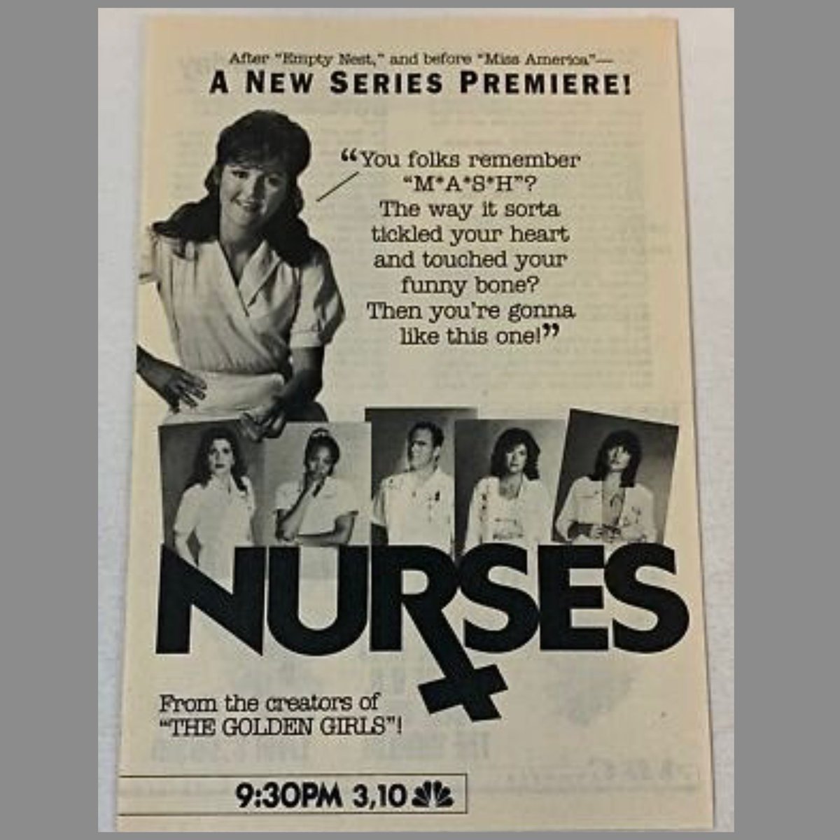 Celebrating the series premiere of "Nurses" today in 1991. The comedy ran for 3 seasons on NBC.