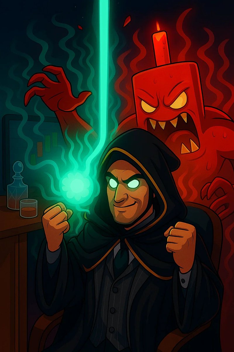 If your portfolio had a personality right now…
Would it be this wizard or the red demon? 😂👇