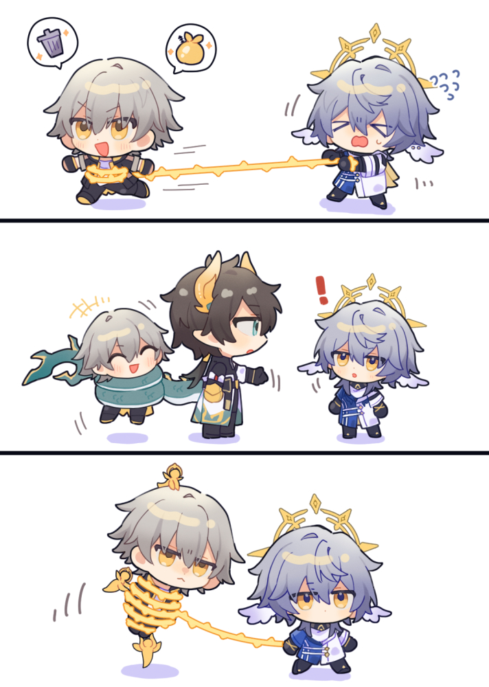 🍁「いいか、こうするんだ」
🪽「わかりました」