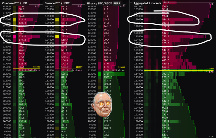 bitcoinmunger's tweet image. Bitcoin order books are looking tired now.

Can only mean one thing: New all-time highs incoming ($125/130k).