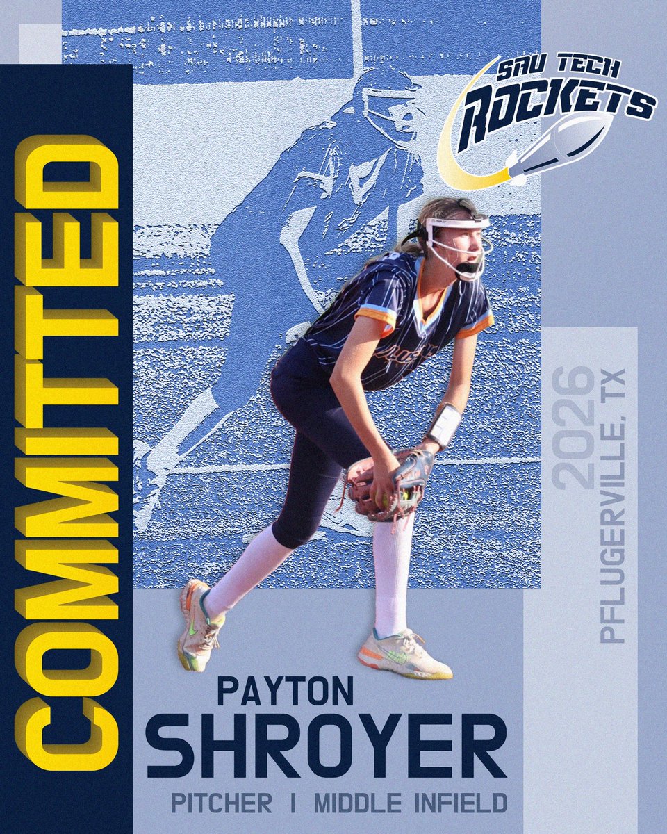 Welcome our newest commit Payton Shroyer! We're excited to have you be a part of the Rocket family! 🚀🥎